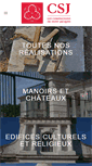 Mobile Screenshot of lescompagnonsdesaintjacques.fr